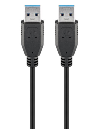 GOOBAY καλώδιο USB 3.0 95716, 5 Gbps, 0.5m, μαύρο