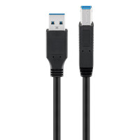 GOOBAY καλώδιο USB 3.0 σε USB Type B 95719, 1m, 5Gbps, μαύρο GOOBAY καλώδιο USB 3.0 σε USB Type B 95719, 1m, 5Gbps, μαύρο