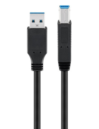GOOBAY καλώδιο USB 3.0 σε USB Type B 95721, 0.25m, 5Gbps, μαύρο GOOBAY καλώδιο USB 3.0 σε USB Type B 95721, 0.25m, 5Gbps, μαύρο