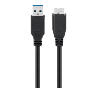 GOOBAY καλώδιο USB 3.0 σε micro Τype B 95734, 5 Gbit/s, 0.5m, μαύρο GOOBAY καλώδιο USB 3.0 σε micro Τype B 95734, 5 Gbit/s, 0.5m, μαύρο