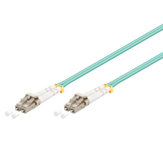 GOOBAY καλώδιο οπτικής ίνας LC-UPC 95751, Multimode OM3, 1m, τιρκουάζ