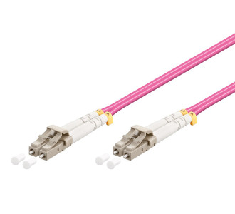 GOOBAY καλώδιο οπτικής ίνας LC-UPC 95934, Multimode OM4, 1m, βιολετί