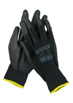 MOJE AUTO γάντια εργασίας 96-026, one size, μαύρο