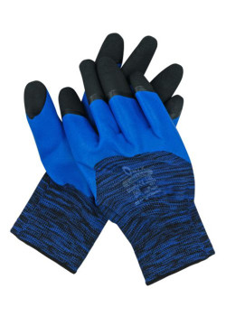 MOJE AUTO γάντια εργασίας 96-028, αντιολισθητικά, one size, μπλε-μαύρο