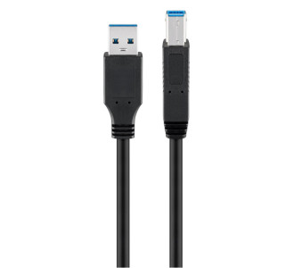 GOOBAY καλώδιο USB 3.0 SuperSpeed σε USB Type B 96119, 5m, μαύρο GOOBAY καλώδιο USB 3.0 SuperSpeed σε USB Type B 96119, 5m, μαύρο