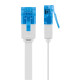 GOOBAY καλώδιο δικτύου 96314, CAT 6A U/UTP, flat, 500MHz, Copper, 1m, λευκό GOOBAY καλώδιο δικτύου 96314, CAT 6A U/UTP, flat, 500MHz, Copper, 1m, λευκό