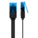 GOOBAY καλώδιο δικτύου 96378, CAT 6A U/UTP, flat, 500MHz, Copper, 15m, μαύρο GOOBAY καλώδιο δικτύου 96378, CAT 6A U/UTP, flat, 500MHz, Copper, 15m, μαύρο
