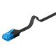 GOOBAY καλώδιο δικτύου 96378, CAT 6A U/UTP, flat, 500MHz, Copper, 15m, μαύρο GOOBAY καλώδιο δικτύου 96378, CAT 6A U/UTP, flat, 500MHz, Copper, 15m, μαύρο
