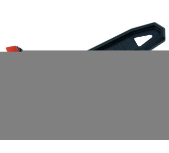 MURSKA ξύστρα πάγου 97-021 με ορειχάλκινη λεπίδα, 16.5cm, μαύρη