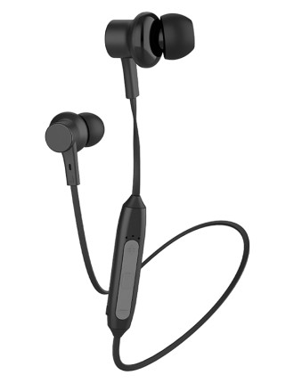 CELEBRAT earphones A20 με μαγνήτη, Bluetooth, 10mm, 70mAh, μαύρα