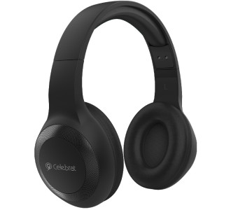 CELEBRAT headphones με μικρόφωνο A23-ΒΚ, bluetooth, 40mm, μαύρο