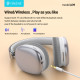 CELEBRAT headphones A39, ασύρματα & ενσύρματα, micro SD, 40mm, 400mAh, ασημί CELEBRAT headphones A39, ασύρματα & ενσύρματα, micro SD, 40mm, 400mAh, ασημί