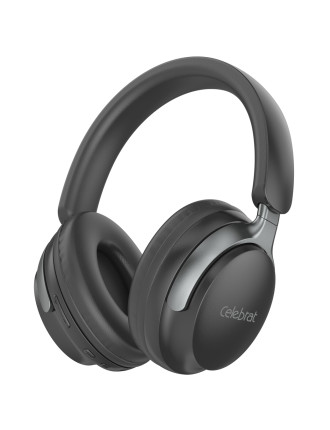 CELEBRAT headphones A40, ασύρματα & ενσύρματα, 40mm, 250mAh, μαύρα