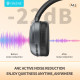 CELEBRAT headphones A41, ασύρματα & ενσύρματα, 40mm, 400mAh, ANC, μαύρα CELEBRAT headphones A41, ασύρματα & ενσύρματα, 40mm, 400mAh, ANC, μαύρα