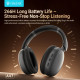 CELEBRAT headphones A47, ασύρματα & ενσύρματα, 40mm, 400mAh, ANC, γκρι CELEBRAT headphones A47, ασύρματα & ενσύρματα, 40mm, 400mAh, ANC, γκρι