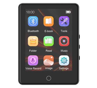 RUIZU MP3 player A6 με οθόνη αφής 2.8", 32GB, Bluetooth, ελληνικό μενού, μαύρο RUIZU MP3 player A6 με οθόνη αφής 2.8", 32GB, Bluetooth, ελληνικό μενού, μαύρο