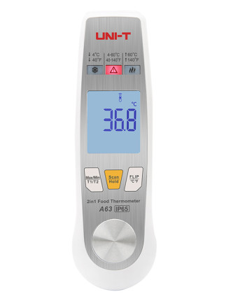 UNI-T ψηφιακό θερμόμετρο τροφίμων A63, -40~250 °C, IP65 UNI-T ψηφιακό θερμόμετρο τροφίμων A63, -40~250 °C, IP65