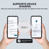 RSH smart tag iTag13 για Android συσκευές, Bluetooth tracker, λευκό