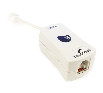 POWERTECH Φίλτρο ADSL για ADSL2+ Modem Router & PSTN, RJ11, 0.20m, Λευκό