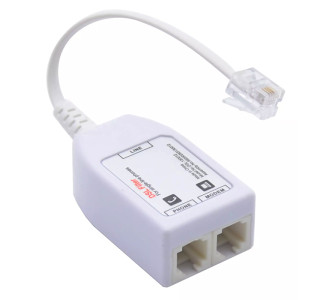 POWERTECH VDSL Splitter με φίλτρο ADSL-06, RJ11, λευκό
