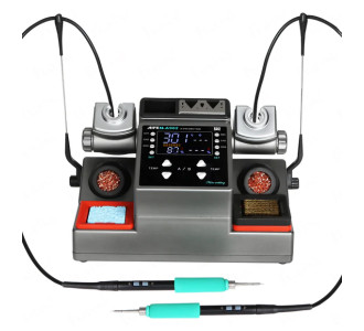 AIFEN ψηφιακός σταθμός συγκόλλησης A902, 2x κολλητήρια, 350W, 110-450 °C