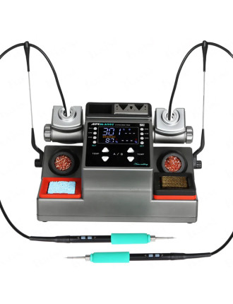 AIFEN ψηφιακός σταθμός συγκόλλησης A902, 2x κολλητήρια, 350W, 110-450 °C