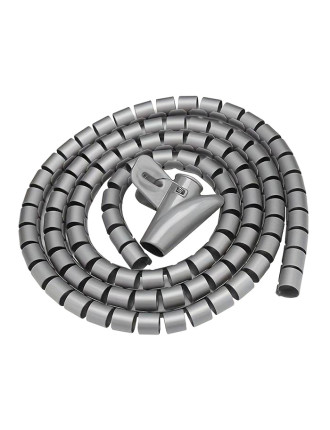 Δεματικό καλωδίων AG873B, πλαστικό, Φ20mm, 2m, γκρι