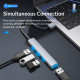 ORICO USB hub AH-A13, 4x θυρών, USB 3.0, 5Gbps, USB σύνδεση, γκρι ORICO USB hub AH-A13, 4x θυρών, USB 3.0, 5Gbps, USB σύνδεση, γκρι