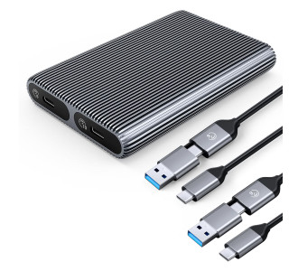 ORICO θήκη για 2x M.2 NVME SSD AM2C3-2N, 10Gbps, tool free, γκρι