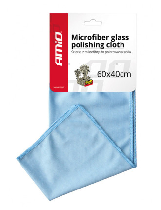 AMIO πανί καθαρισμού από μικροΐνες AMIO-01749 40x60cm, μπλε