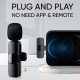 APEXEL ασύρματο μικρόφωνο APL-MIC003, USB-C, 2.4GHz, μαύρο APEXEL ασύρματο μικρόφωνο APL-MIC003, USB-C, 2.4GHz, μαύρο