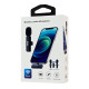 APEXEL ασύρματο μικρόφωνο APL-MIC003, USB-C, 2.4GHz, μαύρο APEXEL ασύρματο μικρόφωνο APL-MIC003, USB-C, 2.4GHz, μαύρο