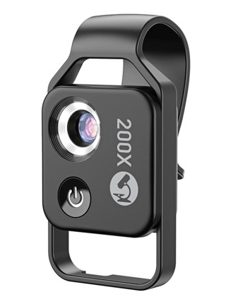 APEXEL φακός μικροσκόπιο APL-MS002 για smartphone κάμερα, 200x zoom, LED APEXEL φακός μικροσκόπιο APL-MS002 για smartphone κάμερα, 200x zoom, LED