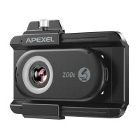 APEXEL φακός μικροσκόπιο για smartphone APL-MS200, 200x zoom, LED/UV APEXEL φακός μικροσκόπιο για smartphone APL-MS200, 200x zoom, LED/UV