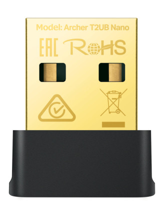 TP-LINK Nano Wi-Fi Bluetooth 4.2 USB Adapter Archer T2UB Nano, Ver. 1.0