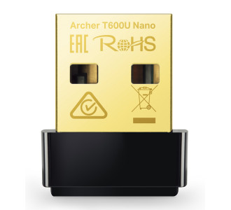 TP-LINK ασύρματος USB αντάπτορας δικτύου Archer T600U Nano, 600Mbps, V.1