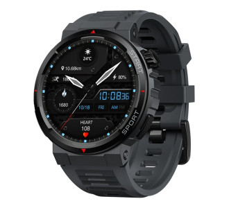 ZEBLAZE smartwatch Ares 3 Plus, heart rate, 1.43" AMOLED, IP68, μαύρο