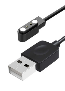 ZEBLAZE USB καλώδιο φόρτισης για smartwatch Ares 3 Plus, μαύρο
