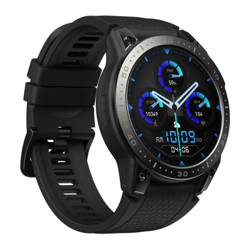 ZEBLAZE smartwatch Ares 3 Pro, heart rate, 1.43" AMOLED, IP68, μαύρο