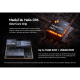 ULEFONE smartphone Armor 22, 6.58", 8/128GB, 6600mAh, IP68/IP69K, μαύρο
