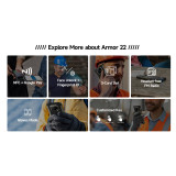 ULEFONE smartphone Armor 22, 6.58", 8/128GB, 6600mAh, IP68/IP69K, μαύρο