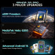 ULEFONE smartphone Armor 22 Pro, 6.58", 8/256GB, 6600mAh, IP68/IP69K/MIL-STD-810H, μαύρο ULEFONE smartphone Armor 22 Pro, 6.58", 8/256GB, 6600mAh, IP68/IP69K/MIL-STD-810H, μαύρο