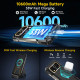 ULEFONE smartphone Armor 27T Pro Plus, 6.78", 12/256GB, 5G, 10600mAh, FLIR 3.5, IP68/IP69K, μαύρο