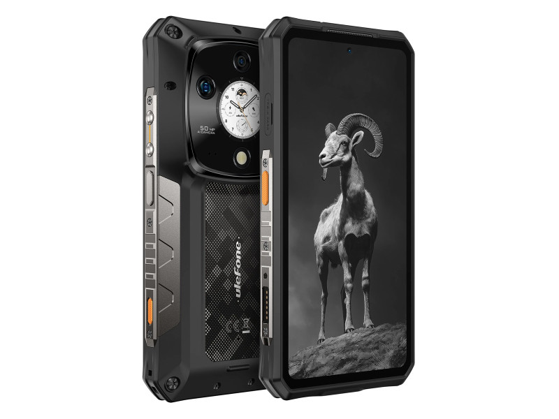 ULEFONE smartphone Armor 28 Pro, 6.67" & 1.04, 16/512GB, 5G, 10600mAh, IP68/IP69K/MIL-STD-810H, μαύρο