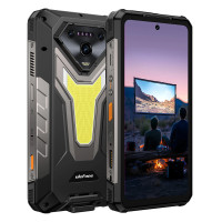 ULEFONE smartphone Armor 34 Pro Plus με βιντεοπροβολέα, 6.95", 5G, 16/512GB, 25500mAh, IP68/IP69K/MIL-STD-810H, μαύρο