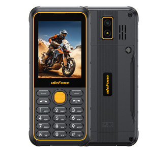 ULEFONE κινητό τηλέφωνο Armor Mini 4, IP68, 2.8", dual SIM, 4G, μαύρο