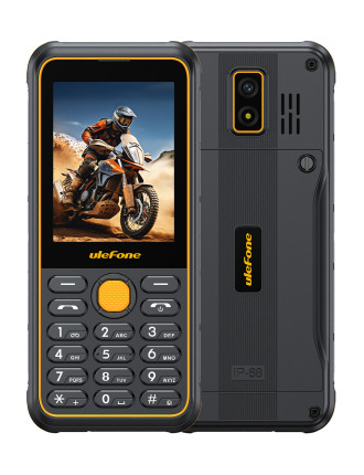 ULEFONE κινητό τηλέφωνο Armor Mini 4, IP68, 2.8", dual SIM, 4G, μαύρο