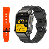 ULEFONE smartwatch Armor Watch Ultra, 2x λουράκια, heart rate, 1.93" AMOLED, GPS, MIL-STD-810H, μαύρο