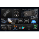 ULEFONE smartphone Armor X16, 6.56", 6/128GB, 10360mAh, IP68/IP69K/MIL-STD-810H, μαύρο