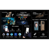 ULEFONE smartphone Armor X16 Pro, 6.56", 8/256GB, 5G, 10360mAh, IP68/IP69K/MIL-STD-810H, μαύρο